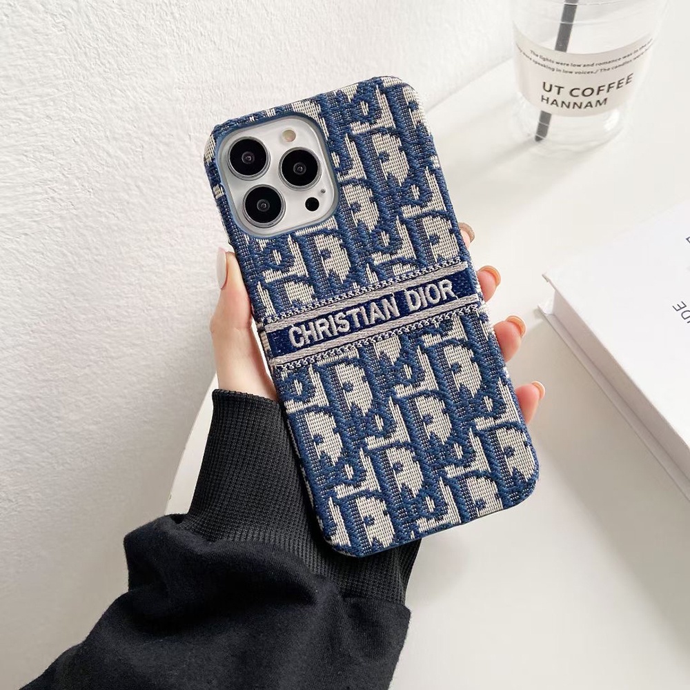 Ốp Điện Thoại Cứng Thêu Logo Cho iPhone13 Promax 12 11 Pro Max X XR Xs Max Se 2020 7 8 Plus 14Promax