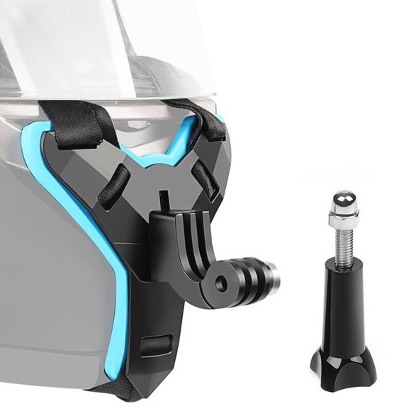 Dây đeo mũ bảo hiểm màu đen cho Gopro Yi Osmo Action | BigBuy360 - bigbuy360.vn