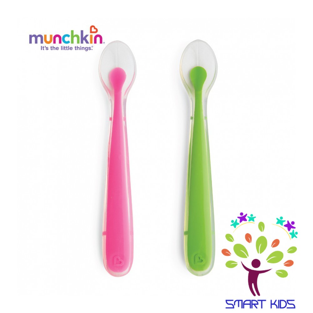 BỘ 2 THÌA SILICONE MUNCHKIN