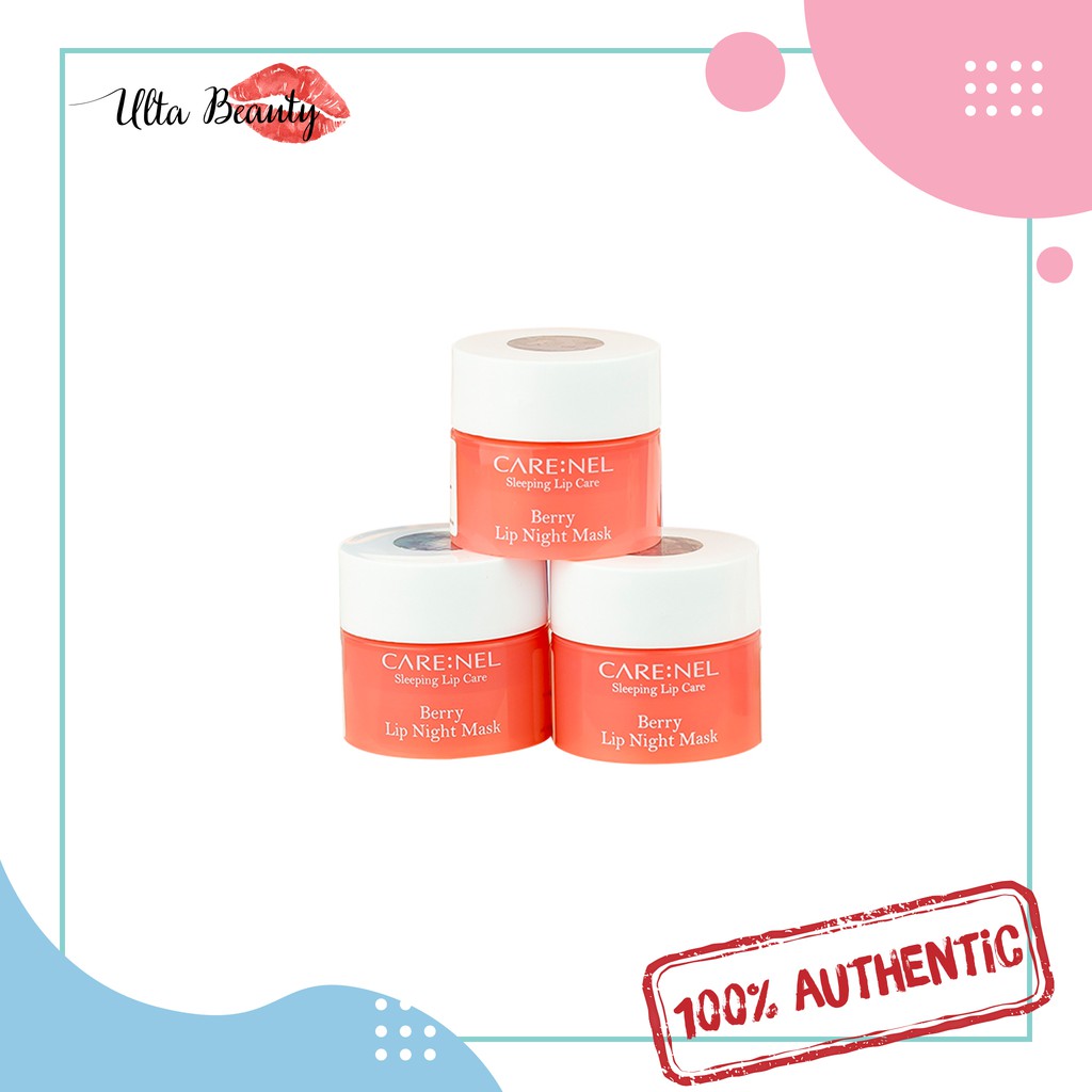 Mặt Nạ Ngủ Môi Care:nel Lip Night Mask Berry (5g)
