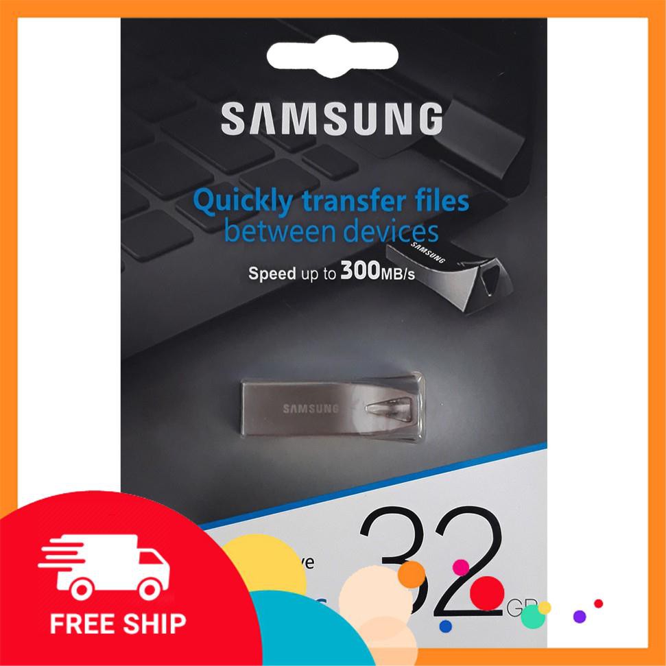 Ổ ĐĨA FLASH USB 3.1 SAM SUNG BAR PLUS 32GB/16GB/8GB/4GB CHỐNG NƯỚC - BH 12 THÁNG