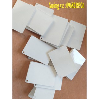 Combo 25 phôi móc khóa in chuyển nhiệt