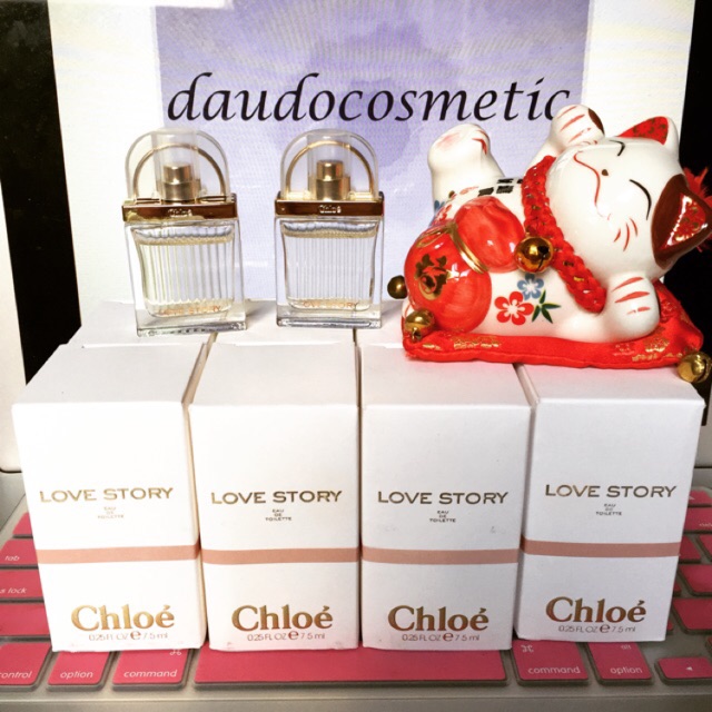 [mini] Nước hoa Chloe Love Story EDT 7ml/Eau Sensuelle EDP 7,5ml