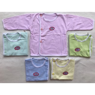 Áo sơ sinh babyborn cotton dài tay