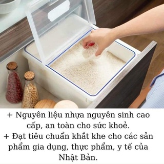 Thùng gạo kháng khuẩn Inochi ( HKM Anlene)