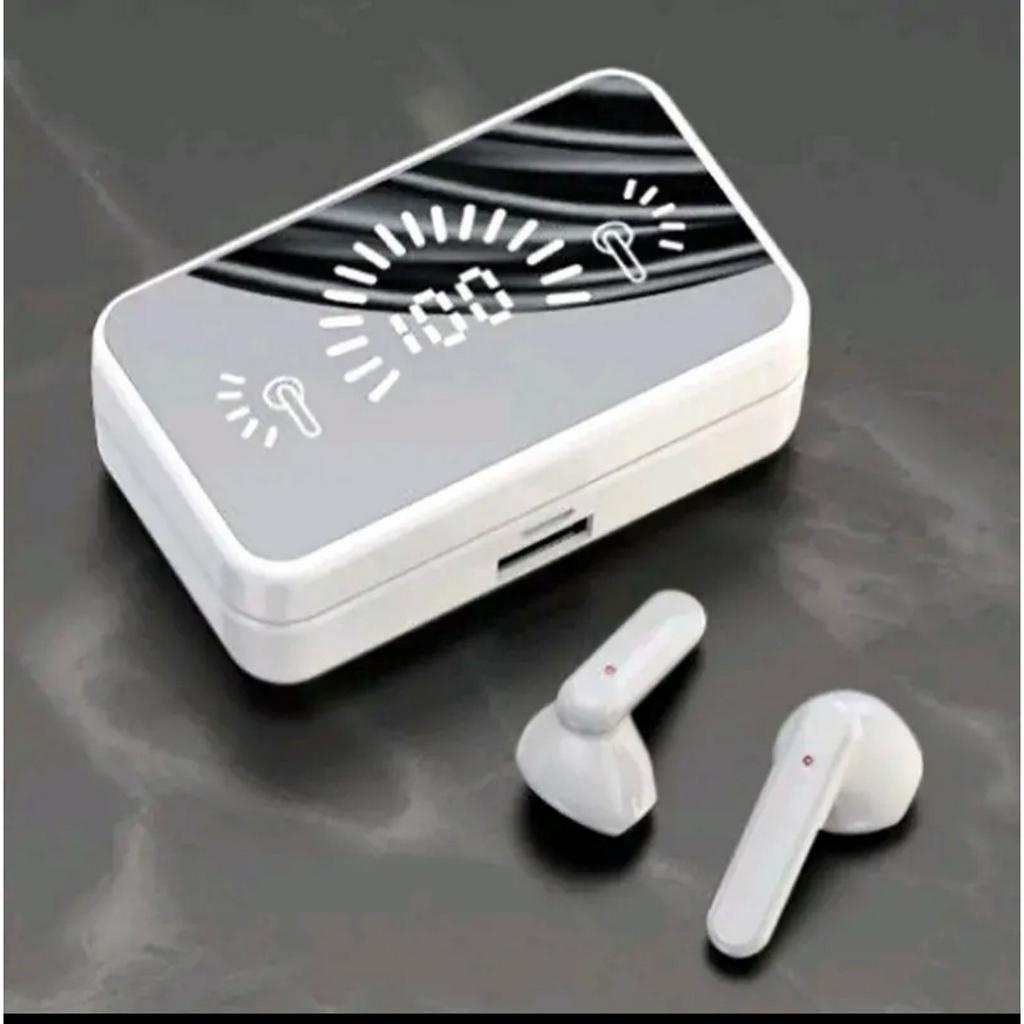 Tai nghe nhét tai mini S20 Bluetooth 5.2 không dây thể thao phối mặt gương với 3D Touch LED chống thấm nước