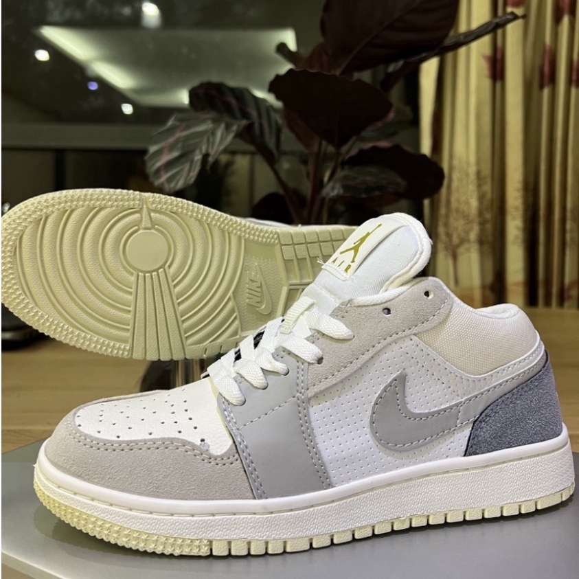 Giày Jordan Paris nam nữ cổ thấp 💥 Giày thể thao sneaker nam nữ Jordan thấp cổ màu xám xanh Full Box