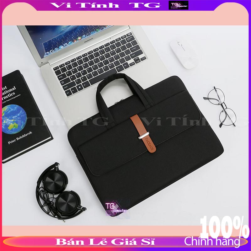 Cặp công sở đựng laptop nam nữ unisex  cao cấp 15 inch TGStore TXLT