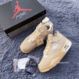 Giày Jordan 4 offwhite Sail, giày JD4 offwhite (Fullbox)