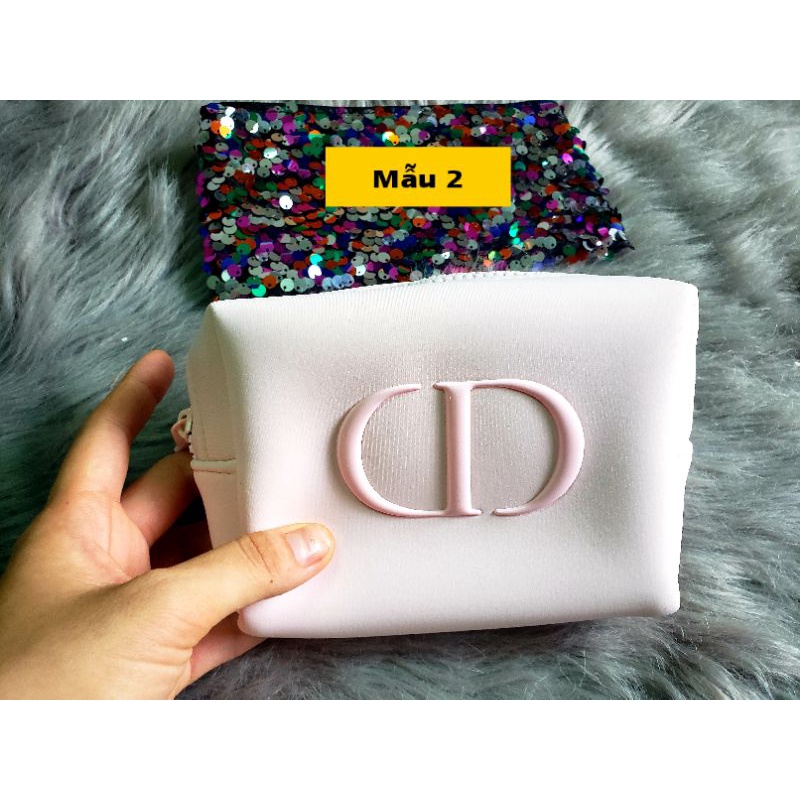 Túi đựng mỹ phẩm có dây kéo tiện lợi chính hãng từ nhiều thương hiệu size 25cm×15cm