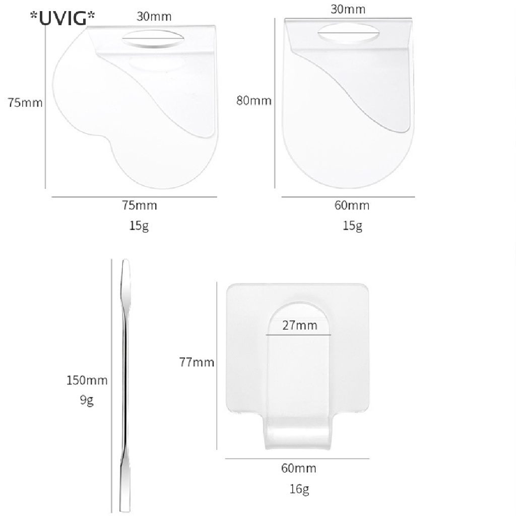 [[UVIG]] Makeup Cream Foundation Eyeshadow Palette Paint Nail Art DIY Mixing Color Tool [Hot Sell]