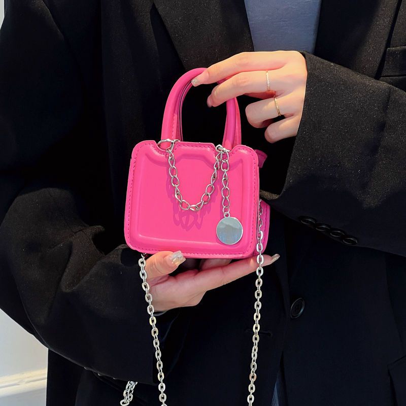 Túi hộp vuông dây xích túi xách đeo chéo mini thời trang túi đựng son