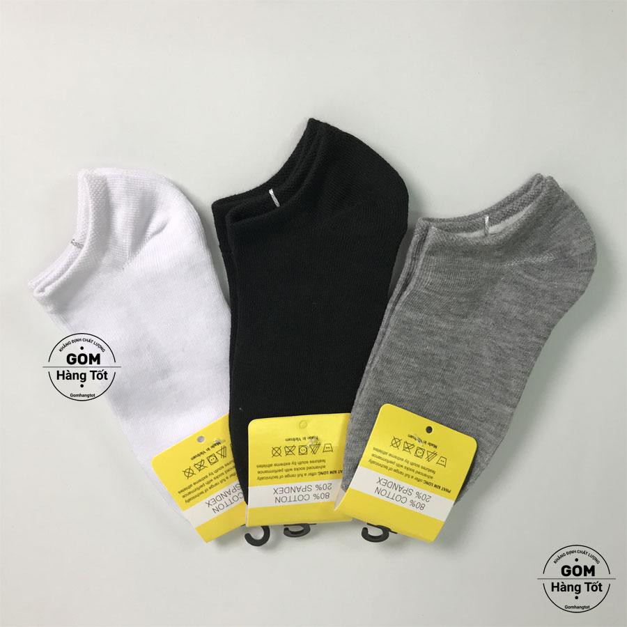 Vớ trơn Nam Nữ CỔ NGẮN chuẩn xuất Nhật - FREESHIP