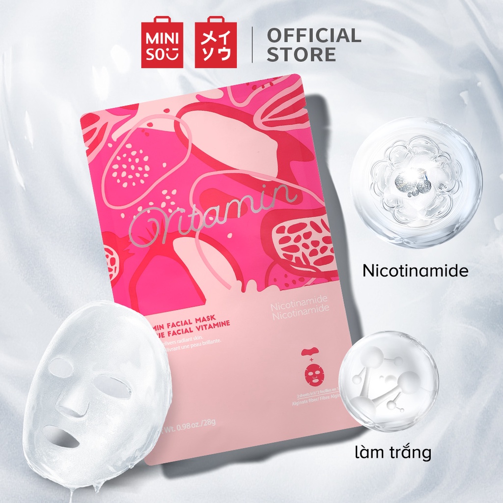 Mặt nạ MINISO Vitamin Facial (Nicotinamide)