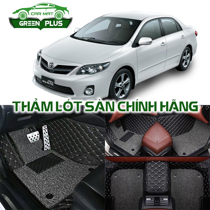 Thảm lót sàn ô tô 6D Toyota Altis 2007-2013 chống nước, không mùi, phủ kín 90% sàn xe
