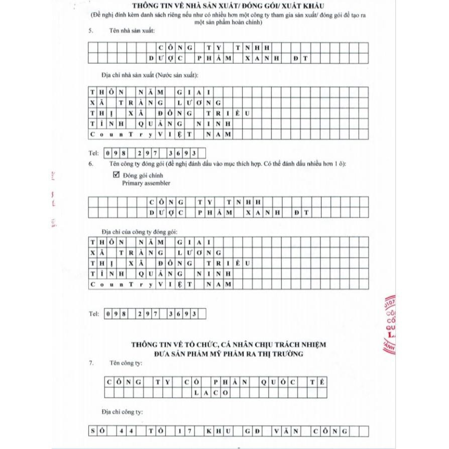 Sữa Rửa Mặt Laco DNA + KÈM QUÀ TẶNG