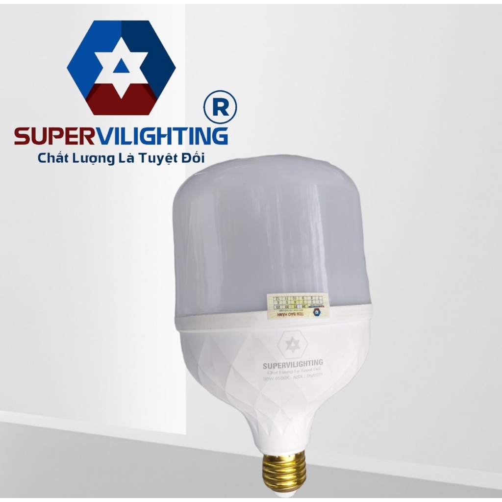 BULD TRỤ nhựa SuperVilighting, MS BULD-DIA, CS: 20-30W,AC 220V,trang trí, lấy sáng phòng khách, bếp. Bảo hành 24 tháng