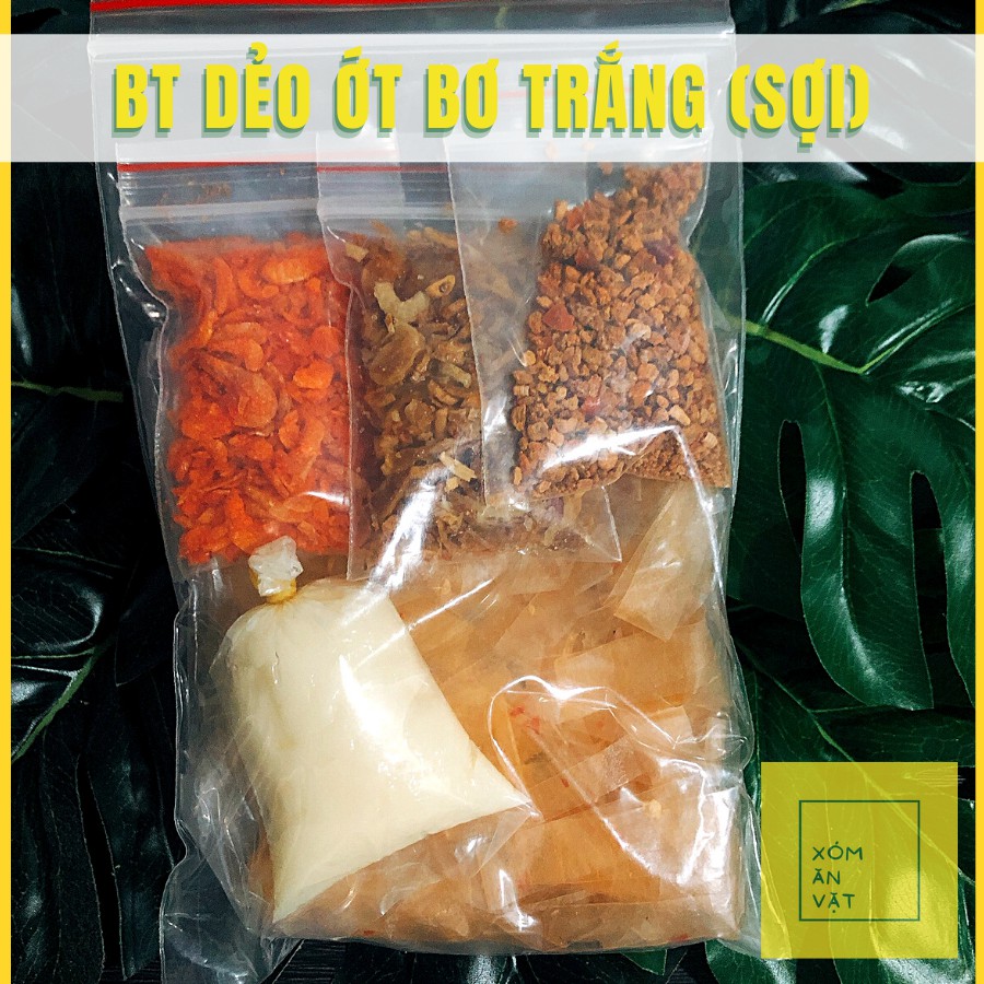 Bánh tráng dẻo ớt bơ trắng (SỢI) - 2 bánh tráng mỏng vừa ăn, bơ thơm béo