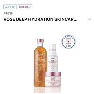 Set Fresh rose cấp ẩm fullsize