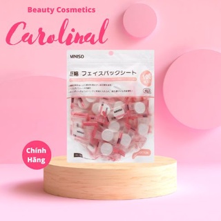 Miếng Mặt Nạ Giấy Nén Miniso Nhật Bản / Viên Mặt Nạ Nén Miniso Làm Đẹp Da Mặt