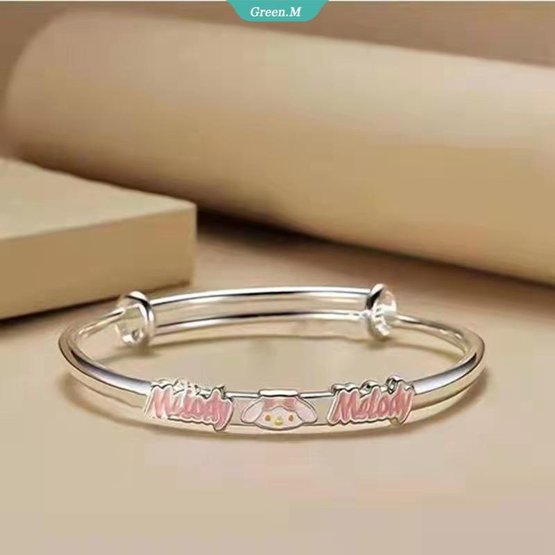 Vòng đeo tay hình Sanrio StellaLou Cinnamoroll Melody Kuromi Hello Kitty quà tặng cho bạn gái cặp đôi thời trang