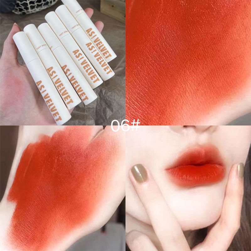 [Hàng mới về] Son kem mịn mờ TOOTDODO trang điểm chống nước 6 màu tùy chọn