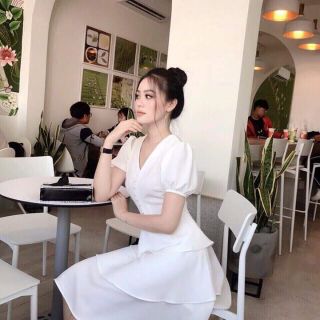 Đầm xòe tầng