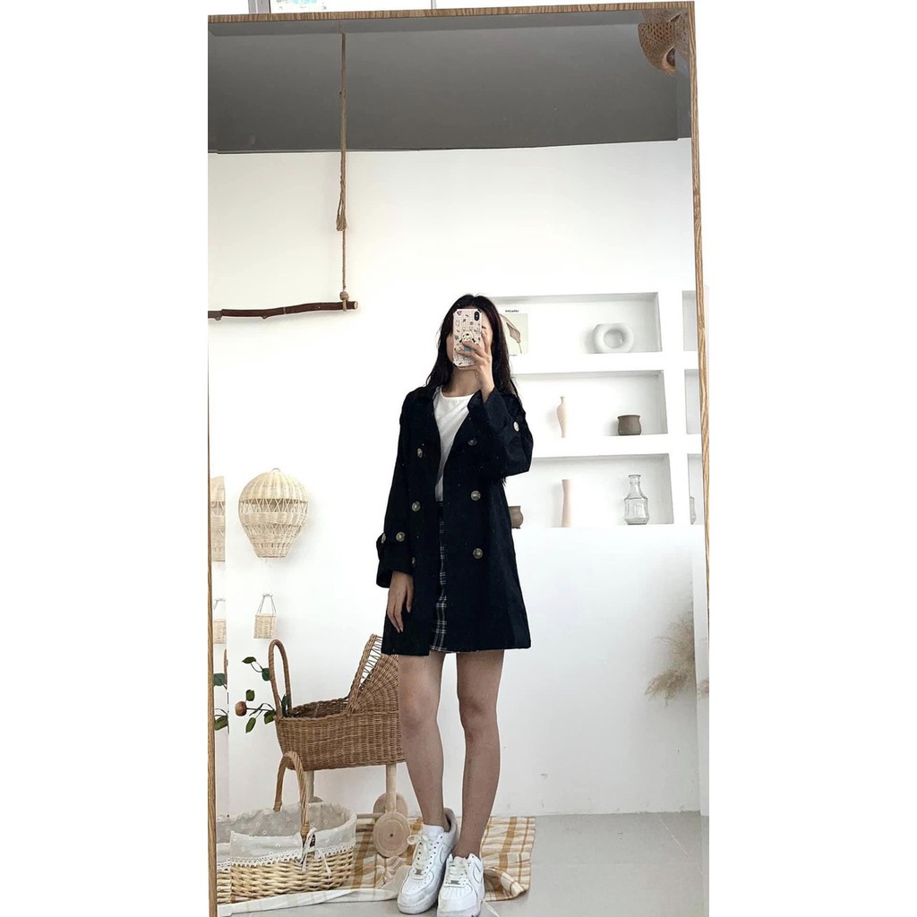 Áo mangto kaki siêu đẹp - áo khoác kaki dáng dài ulzzang | BigBuy360 - bigbuy360.vn