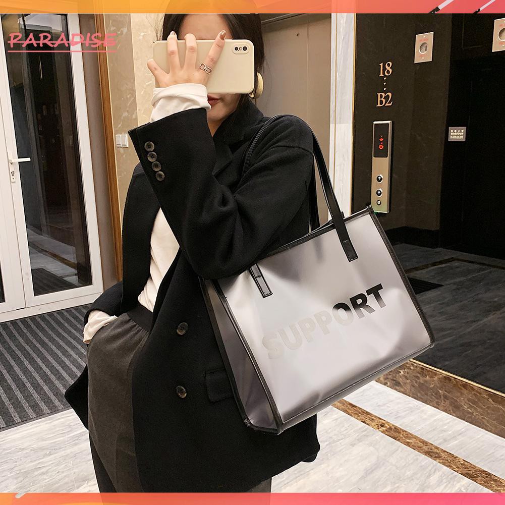 Túi Xách Đeo Vai Trong Suốt Sức Chứa Lớn Thời Trang Cho Nữ