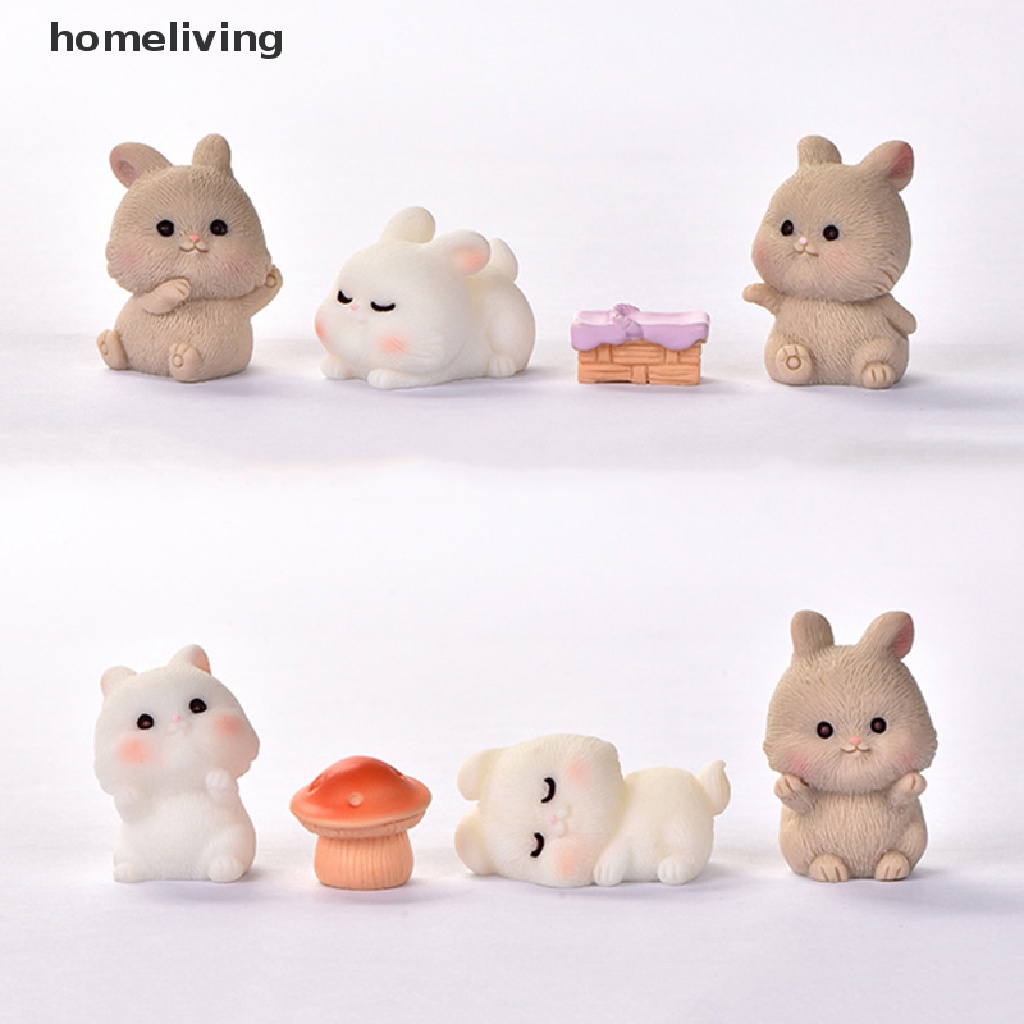 Mô Hình Chú Thỏ Đáng Yêu Trang Trí Tiểu Cảnh