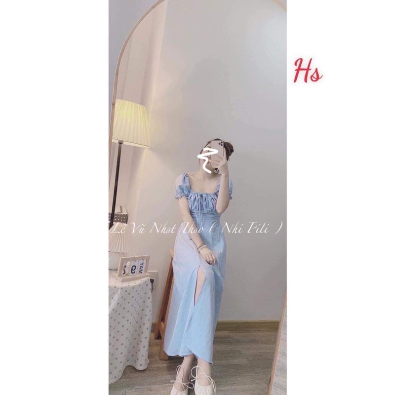 Váy dúm ngực hở lưng HS6