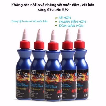 Dung dịch lau xóa vết xước sơn ô tô - xe máy