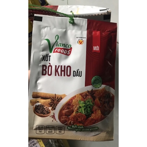 Xốt nấu Bò kho hiệu Việt Ấn gói 18gr