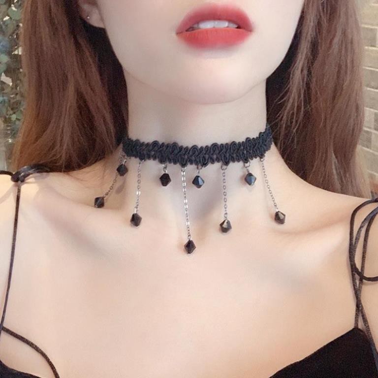 Giá sỉ vòng cổ choker đính đá cao cấp