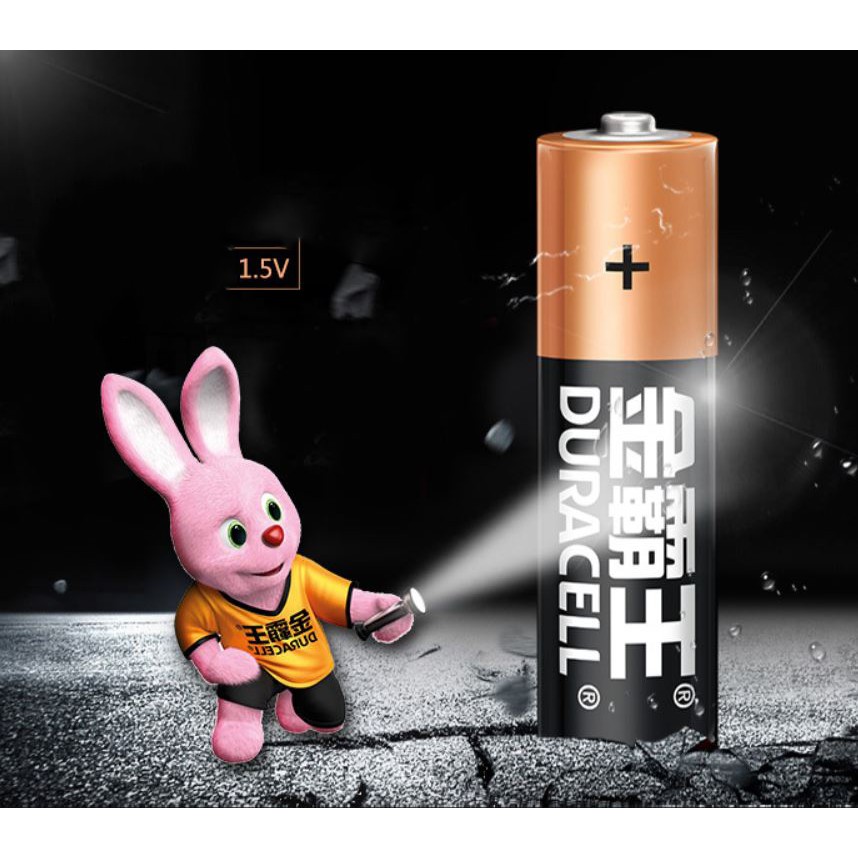 Vỉ 4 pin tiểu AA DURACELL 1.5v cho máy ảnh, đồ chơi, máy cạo râu, chuột máy tính...