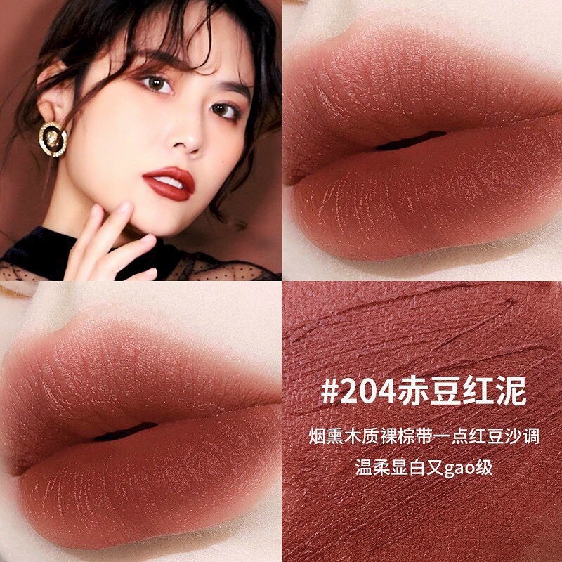 Son Wodwod nơ hồng siêu mịn mướt thiết kế xinh xắn có ảnh shop chụp