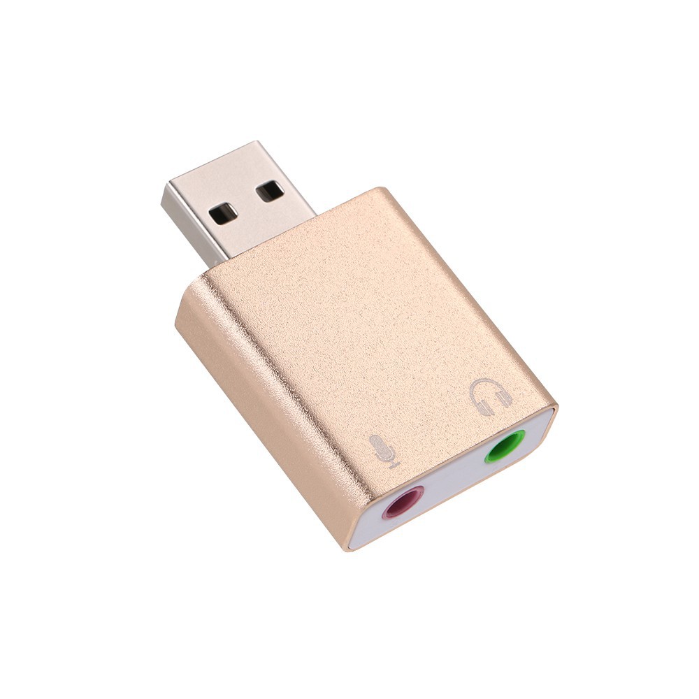 Card âm thanh đầu USB hợp kim nhôm A&D