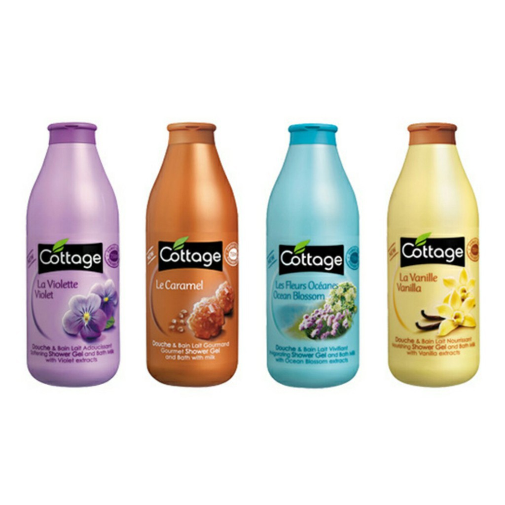 Sữa tắm dưỡng trắng da Cottage 750ml siêu hot | Shopee Việt Nam
