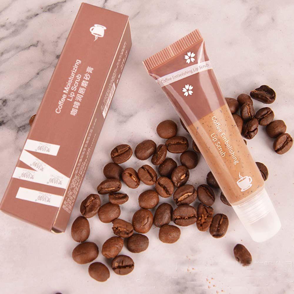 Mặt Nạ Môi Tẩy Tế Bào Chết Chống Khô Môi Mềm Mại Màu Cà Phê