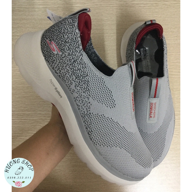 Giày Slipon Skechers GoWalk Cực Êm Mềm Nhẹ, Đế Ma Sát Cho Nam - Hàng Full Box, Xuất Xịn | BigBuy360 - bigbuy360.vn