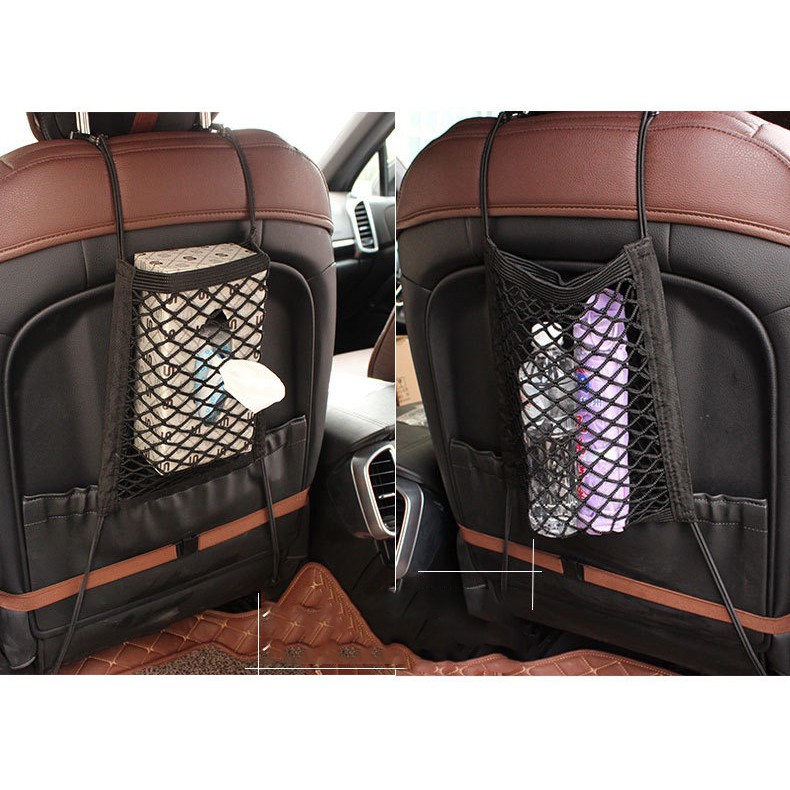  Túi lưới đựng đồ trên ô tô có thể ngăn cách 2 hàng ghế | BigBuy360 - bigbuy360.vn
