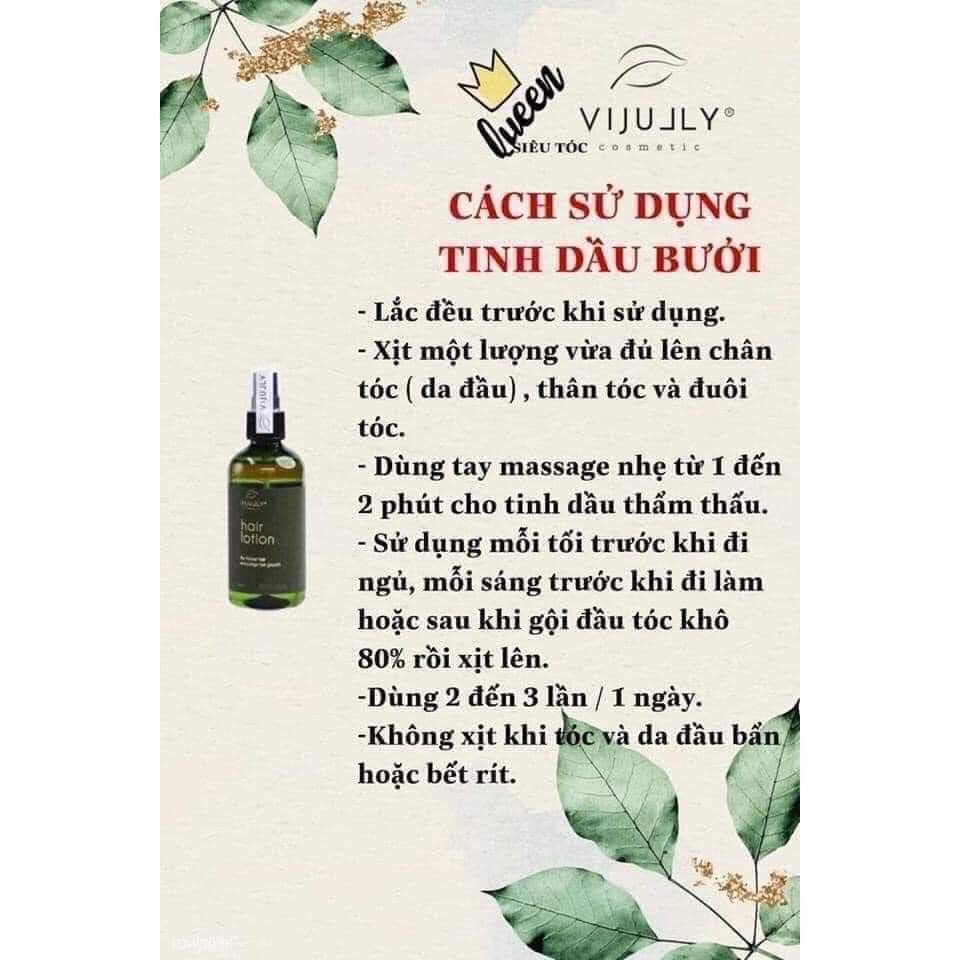 XỊT BƯỞI SIÊU MỌC TÓC VIJULLY 120ML