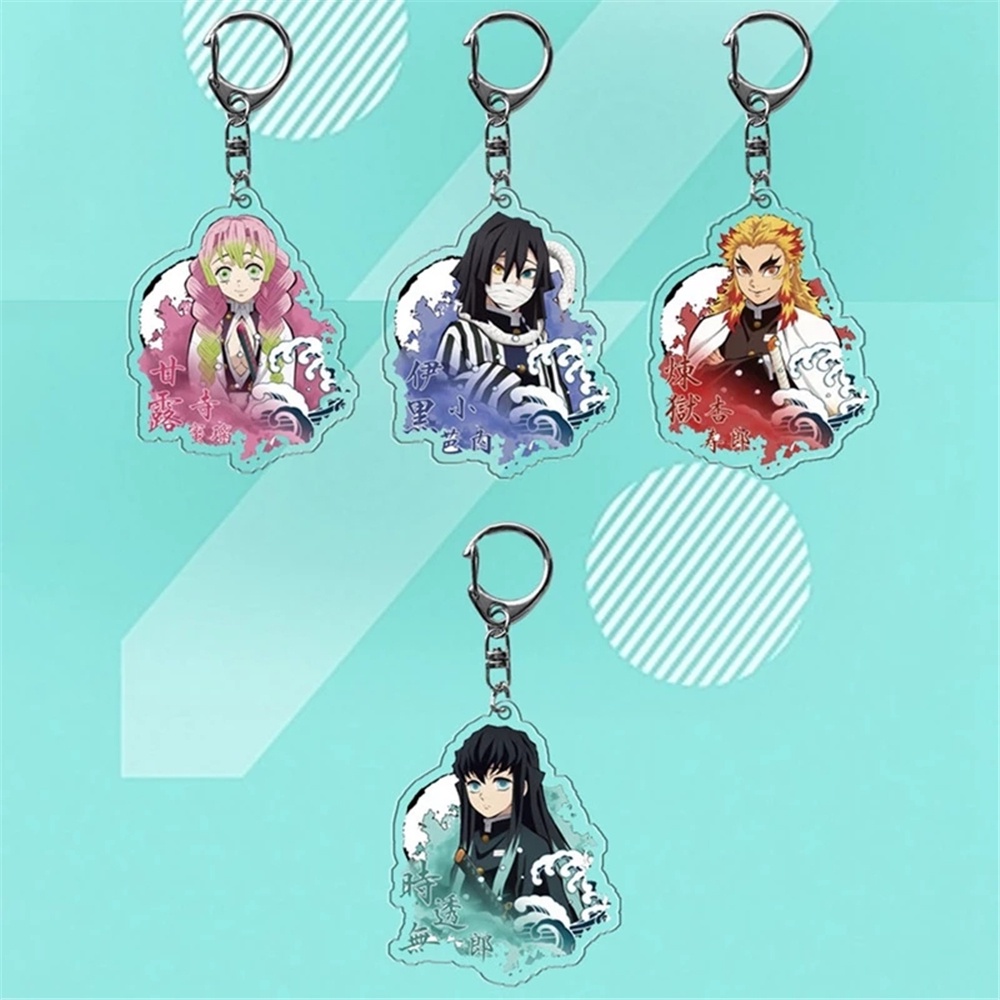 Móc khóa acrylic in hình Demon Slayer độc đáo