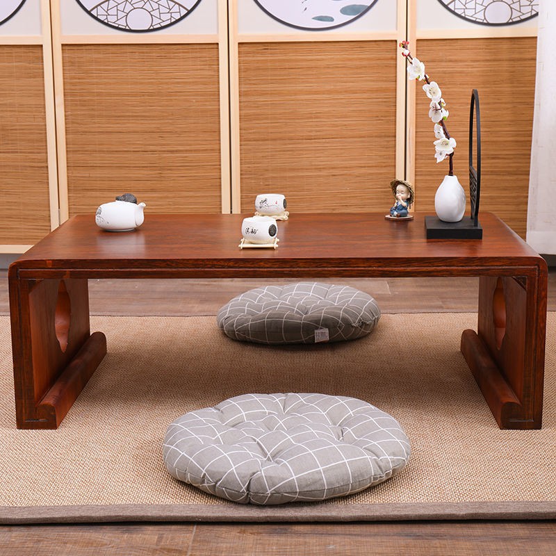 bàn gấp học sinhBàn cà phê tatami kiểu Nhật, cửa sổ lồi, nhỏ Trung Quốc, làm việc, trà, Kang, thấp bằng gỗ nguyê