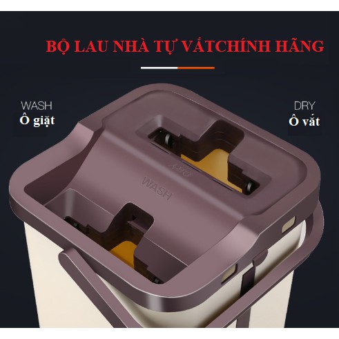 Bộ Cây Lau Nhà 2 Ngăn Tự Vắt Tiện Dụng