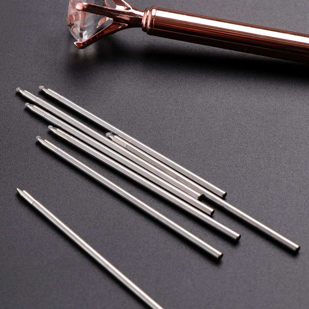 Set 5 Ruột Bút Bi Thay Thế Màu Đen / Xanh Dương / Đỏ Nhiều Màu