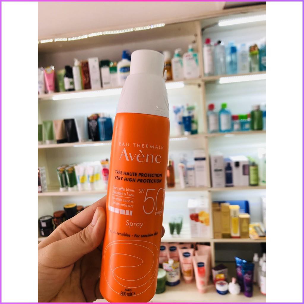 Avene Very High Protection Fluid Spf 50+ -,  Xịt Chống Nắng 50ml