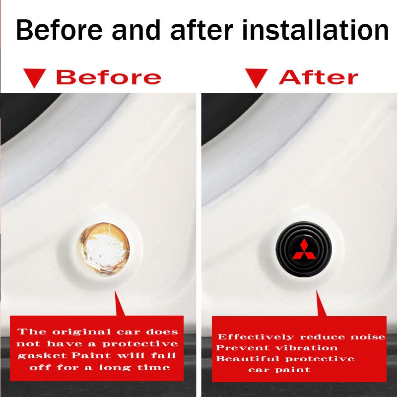 Miếng Đệm Cách Âm Giảm Xóc Cho Cửa Xe Hơi Mitsubishi Outlander Xpander ASX Lancer Outlander Colt Sport Mirage