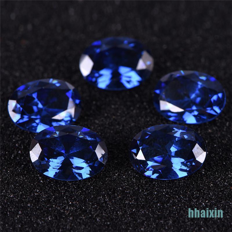 Đá Zircon Tự Nhiên Hình Oval 10x14mm Dùng Làm Đồ Trang Sức Thủ Công