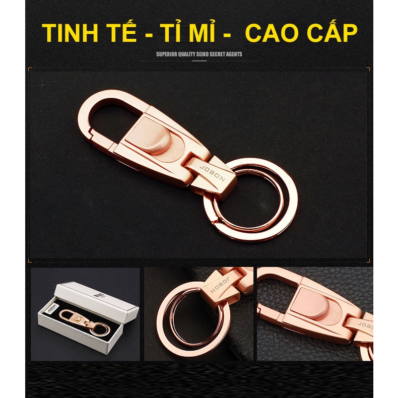 Móc chìa khoá ô tô xe máy cao cấp jobon ZB-071